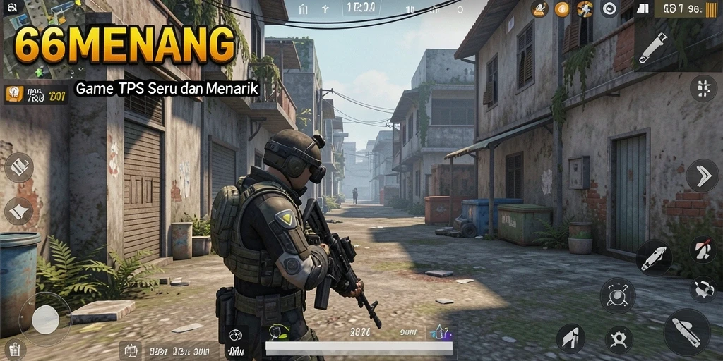 Tampilan gameplay seru dan mendebarkan dari 66MENANG.