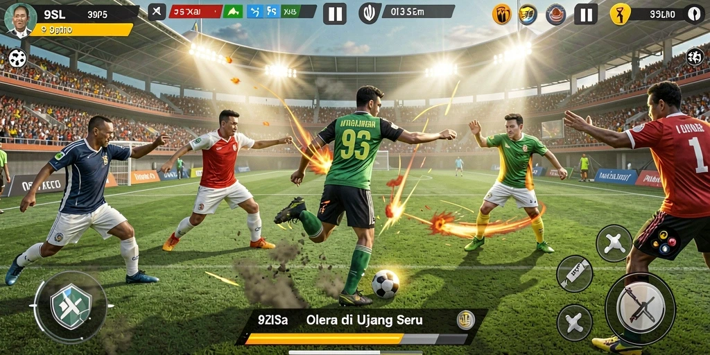 Tampilan gameplay seru dan mendebarkan dari 9SL.