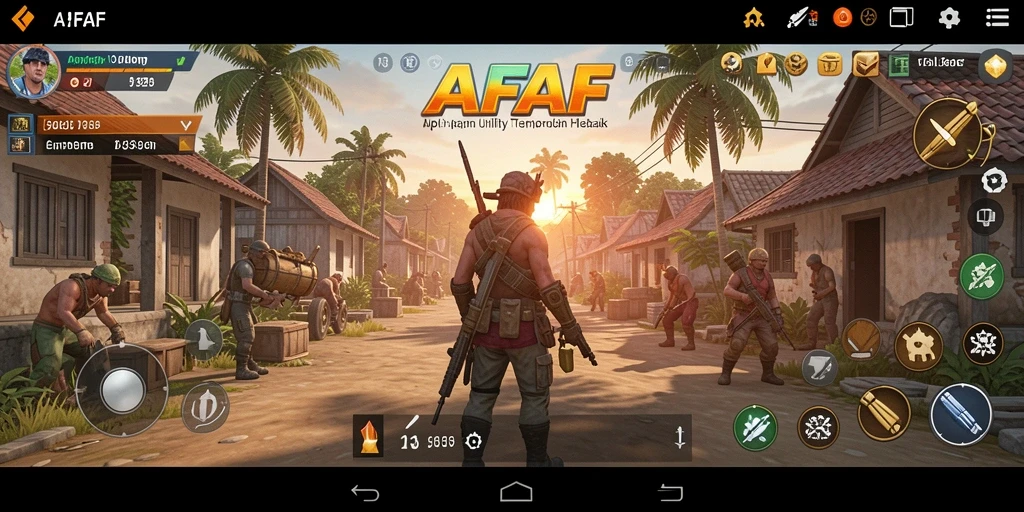 Screenshot AFAF menunjukkan antarmuka pengguna yang sederhana dan intuitif.