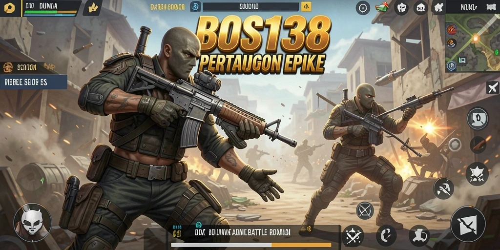 Tampilan gameplay seru di BOS138 dengan pertarungan intens.