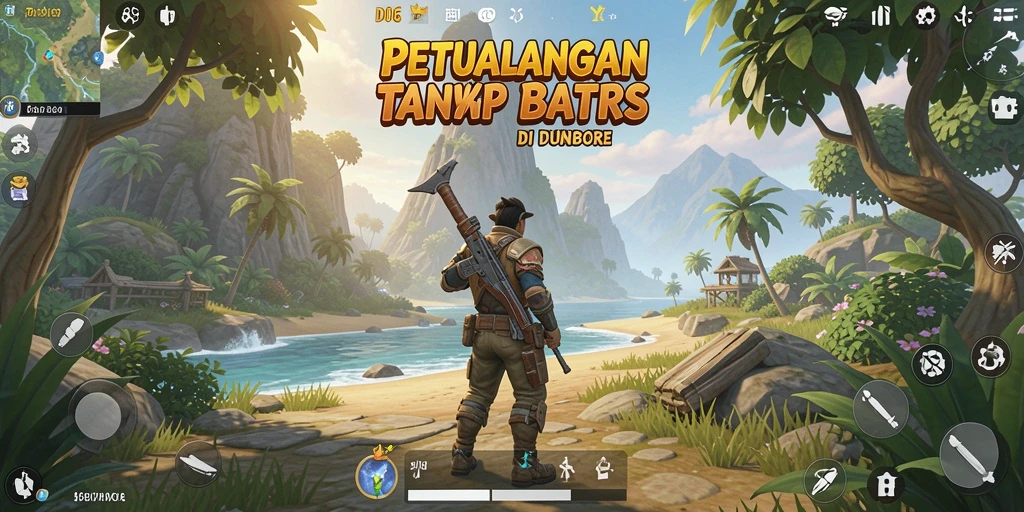 Tampilan gameplay D06 yang epik di dunia terbuka.
