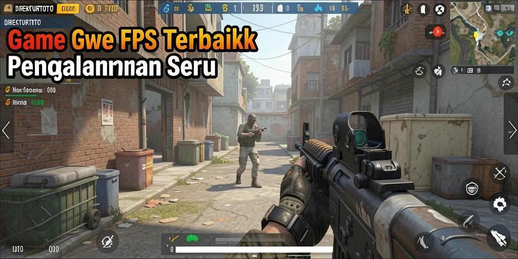 Tampilan gameplay seru di DIREKTURTOTO dengan aksi tembak-menembak yang intens.