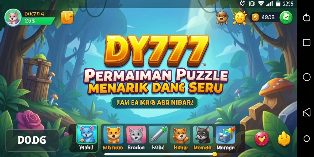 Screenshot DY777 menampilkan gameplay Puzzle yang seru dan menantang.