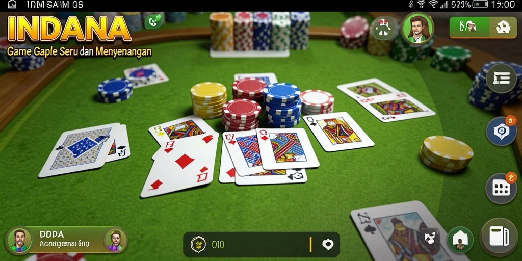 Gameplay seru INDAAA yang mengasah strategi Gaple.
