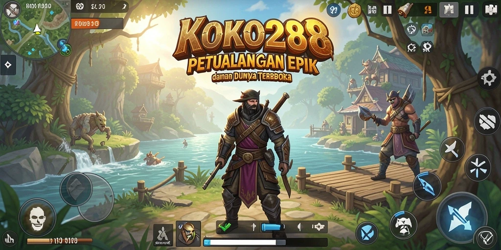 Tampilan mendebarkan dari eksplorasi dunia KOKO288.