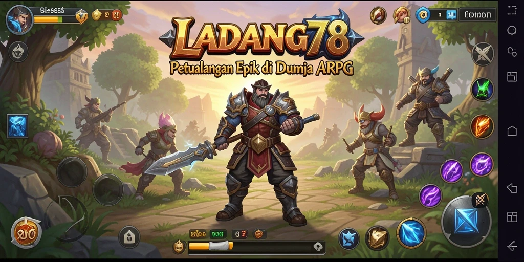 Tangkapan layar dari gameplay seru LADANG78 dalam petualangan ARPG.
