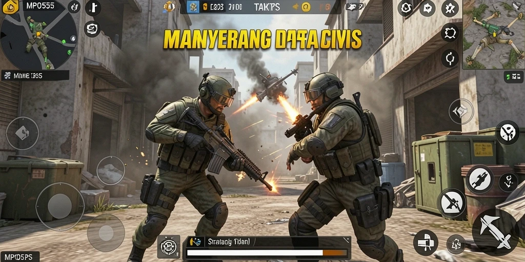 Tangkapan layar MPO555 dengan aksi gameplay TPS yang mengesankan.
