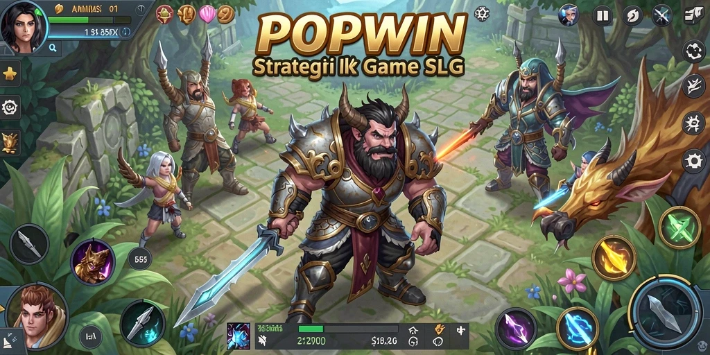 Gameplay seru dengan strategi mendalam dalam POPWIN.