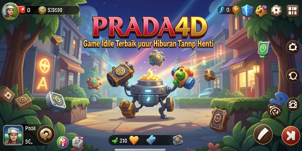 Tampilan gameplay <strong>PRADA4D</strong> yang menarik dengan elemen idle yang menyenangkan.