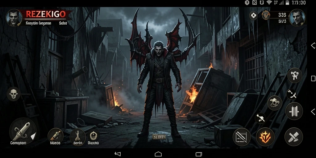 Tangkapan layar dari gameplay menegangkan di REZEKIGO.