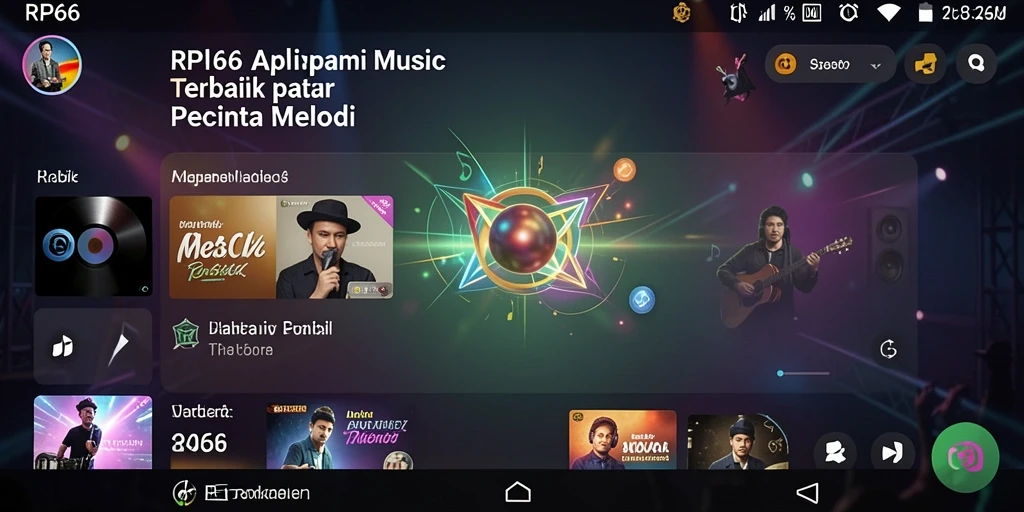 Tampilan screenshot gameplay <strong>RP66</strong> menampilkan antarmuka musik yang interaktif dan menyenangkan.