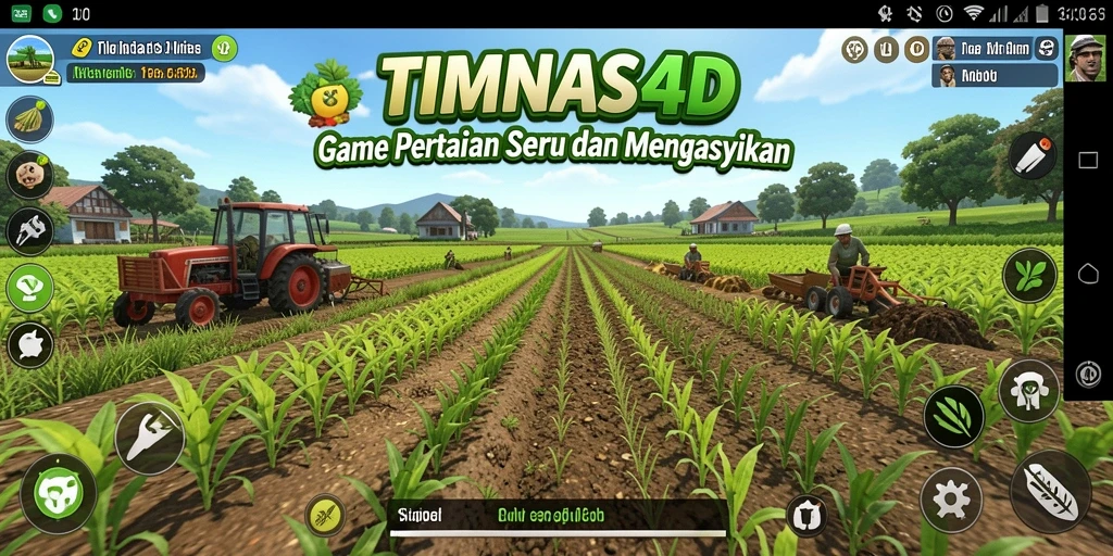 Gameplay TIMNAS4D yang menakjubkan dengan pertanian yang menyenangkan.