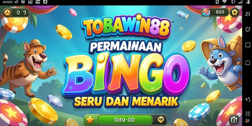 Tampilan menarik saat bermain Bingo di TOBAWIN88.